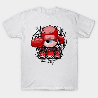 Grafiti Monster Eye Boy Family T-Shirt